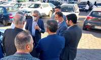 بازدید رئیس دانشگاه علوم پزشکی گیلان از مرکز آموزشی و درمانی رازی رشت