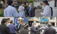 بازدید سرپرست دانشگاه علوم پزشکی گیلان از کلینیک دندانپزشکی، معاونت آموزشی، خوابگاه بوستان و مرکز آموزشی و درمانی پورسینا