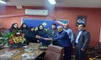 دیدار مدیر سازمانهای مردم نهاد و خیرین سلامت دانشگاه با مدیر پرستاری دانشگاه به مناسبت میلاد فرخنده حضرت زینب کبری (س) و روز پرستار