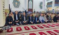 حضور مدیر حقوقی دانشگاه علوم پزشکی گیلان در مراسم چهلمین روز شهادت شهید جمهور آیت الله ابراهیم رئیسی در مصلی امام خمینی (ره) رشت