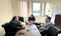 دیدار مدیرحقوقی دانشگاه علوم پزشکی گیلان با رئیس کلینیک فوق تخصصی شهدای سلامت رشت