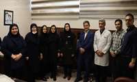 تجلیل از همکار بازنشسته مرکز آموزشی درمانی رازی