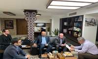 دیدار معاون توسعه مدیریت، منابع و برنامه‌ریزی دانشگاه علوم پزشکی گیلان با مدیرعامل سازمان ملی زمین و مسکن