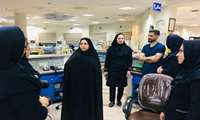 بازدید شبانه مدیر امور پرستاری دانشگاه از بخش‌های مرکز آموزشی درمانی رازی