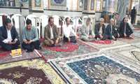 برپایی میز خدمت به مناسبت هفته دولت در مسجد جامع شهرستان شفت
