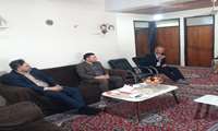 دیدار مدیر شبکه بهداشت و درمان تالش با خانواده شهید غلامرضا مجیدزاده