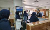 بازدید سرپرست شبکه بهداشت و درمان شهرستان ماسال از بیمارستان رسالت 