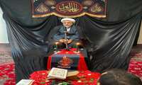 برگزاری زیارت عاشورا و مراسم عزاداری بمناسبت ایام فاطمیه در بیمارستان شهید دکتر بهشتی آستارا