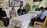   دیدار مدیر شبکه بهداشت و درمان شهرستان لاهیجان با نمایندگان بهورزان 