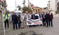 برگزاری همایش پیاده روی کارکنان شبکه بهداشت و درمان شهرستان فومن 