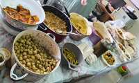 برپایی سفره سلامت به مناسبت روز جهانی غذا در لنگرود