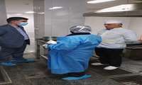 بازدید کارشناسان مدیریت بازرسی از آشپزخانه های بیمارستانهای کوثر و دکتر پیروز