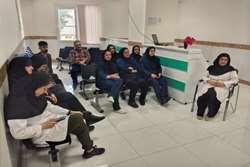 برگزاری جلسه آموزشی با موضوع بحران جمعیت برای کارکنان کلینیک شهدای سلامت
