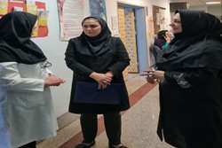 بازدید رئیس دانشکده پرستاری و مامایی شرق گیلان از بیمارستان شهید حسین‌پور لنگرود