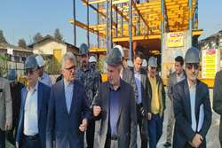 بازدید نماینده رشت و خمام در مجلس شورای اسلامی از پروژه‌های عمرانی مرکز آموزشی و درمانی پورسینا