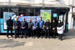 برپایی ایستگاه غربالگری رایگان قند و فشار خون در پیاده‌راه فرهنگی رشت