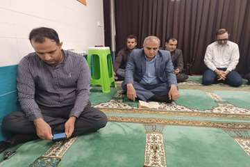 برگزاری مراسم عزاداری و قرائت زیارت عاشورا 