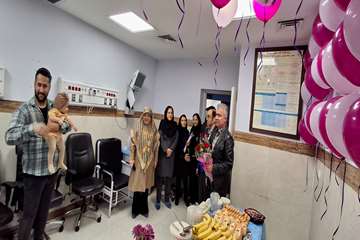 تقدیر از از کارکنان بخش‌های مراقبت ویژه نوزادان مراکز آموزشی و درمانی 17 شهریور و الزهرا رشت