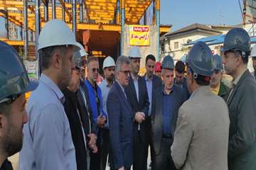 بازدید نماینده رشت و خمام در مجلس شورای اسلامی از پروژه‌های خیرساز مرکز آموزشی و درمانی پورسینا