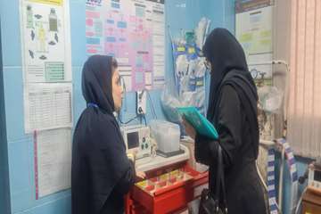 بازدید نظارتی کارشناسان امور پرستاری از بیمارستان نیکوکار املش