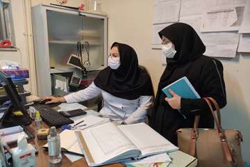بازدید مدیر شبکه بهداشت و درمان لاهیجان از مرکز خدمات جامع سلامت شهری روستایی رودبنه 