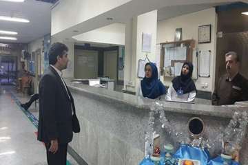 بازدید از مراکز آموزشی و درمانی در آخرین روز از تعطیلات نوروزی